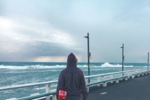 Photo of Reverend Genes at Newcastle Ocean Baths, NSW Australia 2023 - Landscape